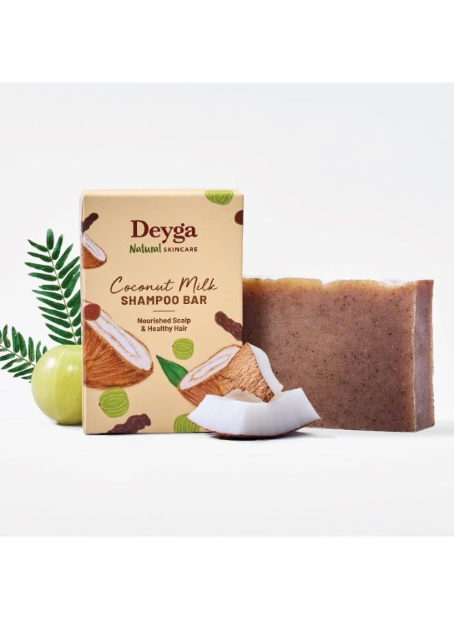 Deyga Coconut Milk Shampoo Bar (130 Grm) Cleanses I Strengthens I Hydrates - Image 1